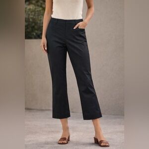 Anthropologie Maeve High Waist Slim Fit Ponte Knit Pants Sz 10
